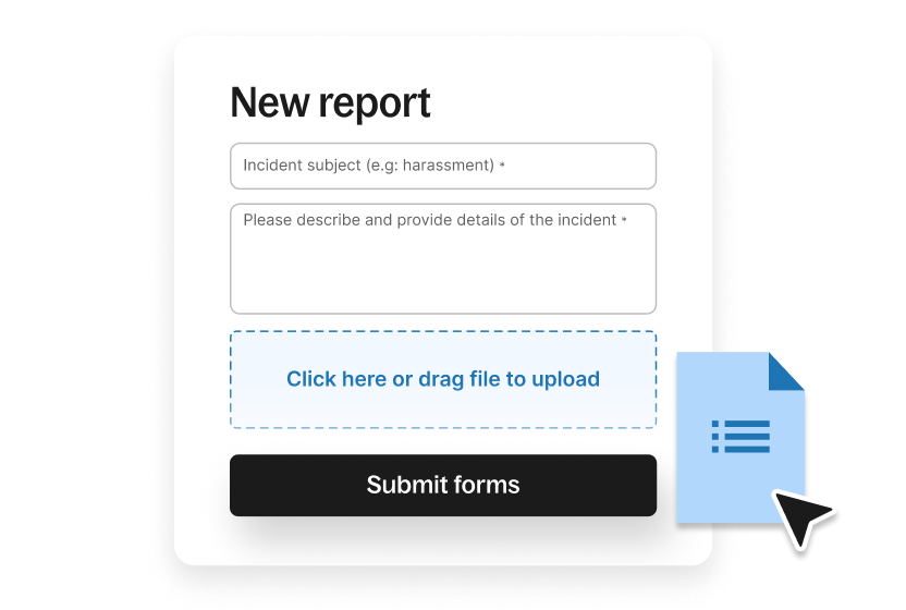 1 anonymous reporting feature cards 2x