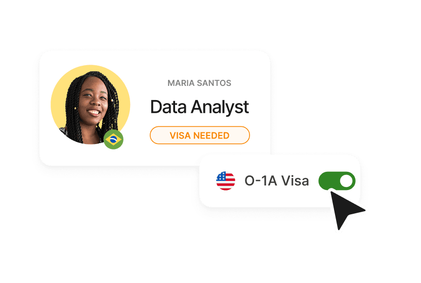 Day 1: Assess visa eligibility directly in-platform