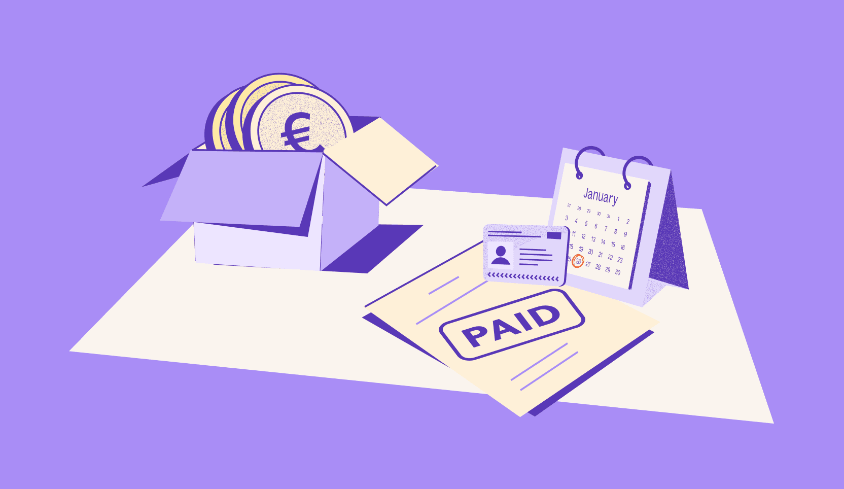 Employer cost collection card illustration 2