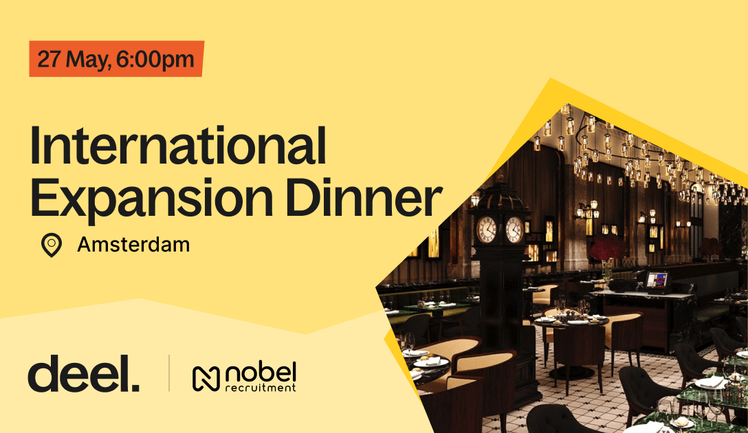 International Expansion Dinner Nobel Recruitment