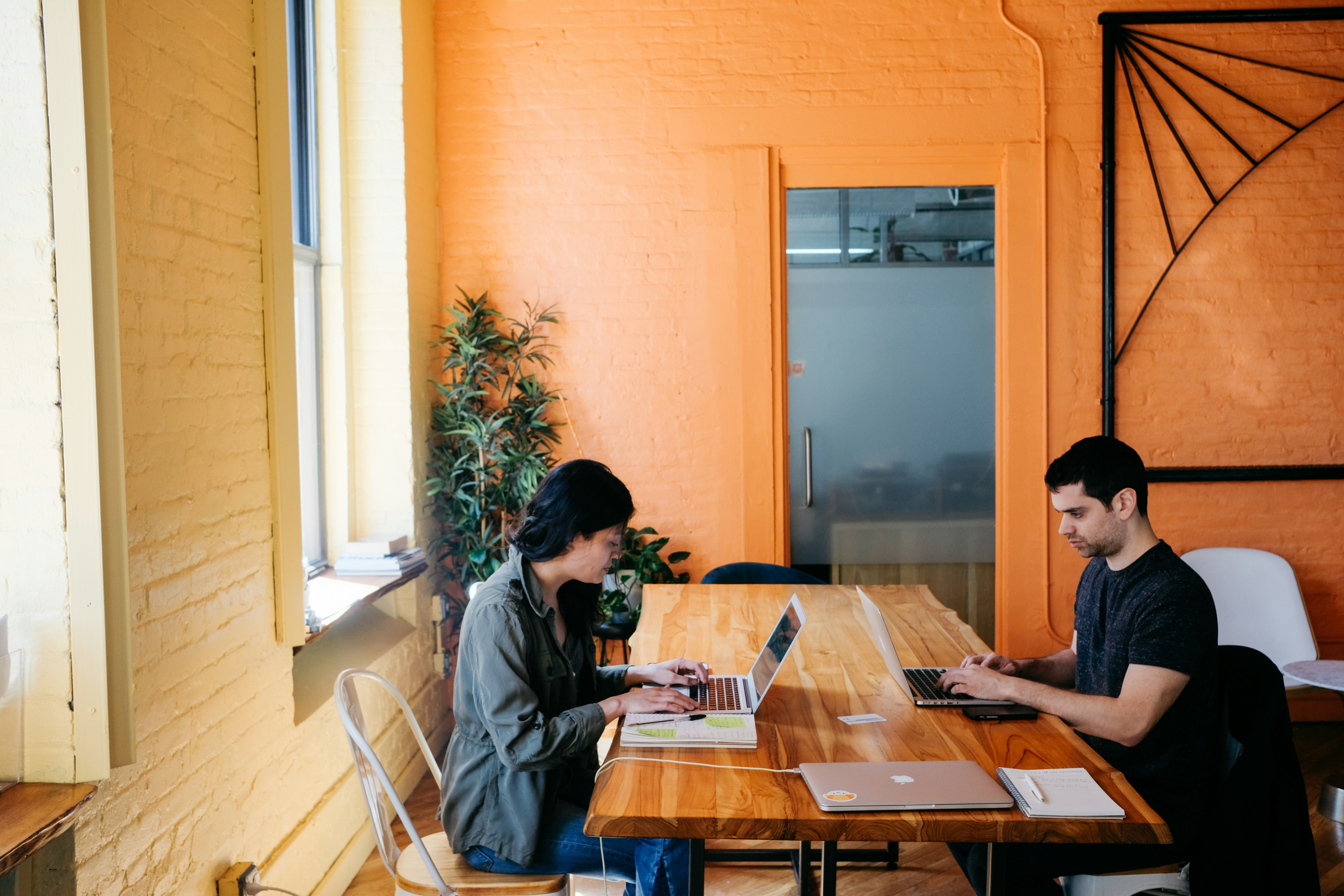 Man Woman Laptop Table