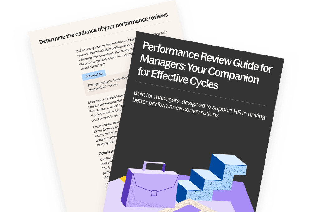 Performance Review Guide for Managers hero graphic