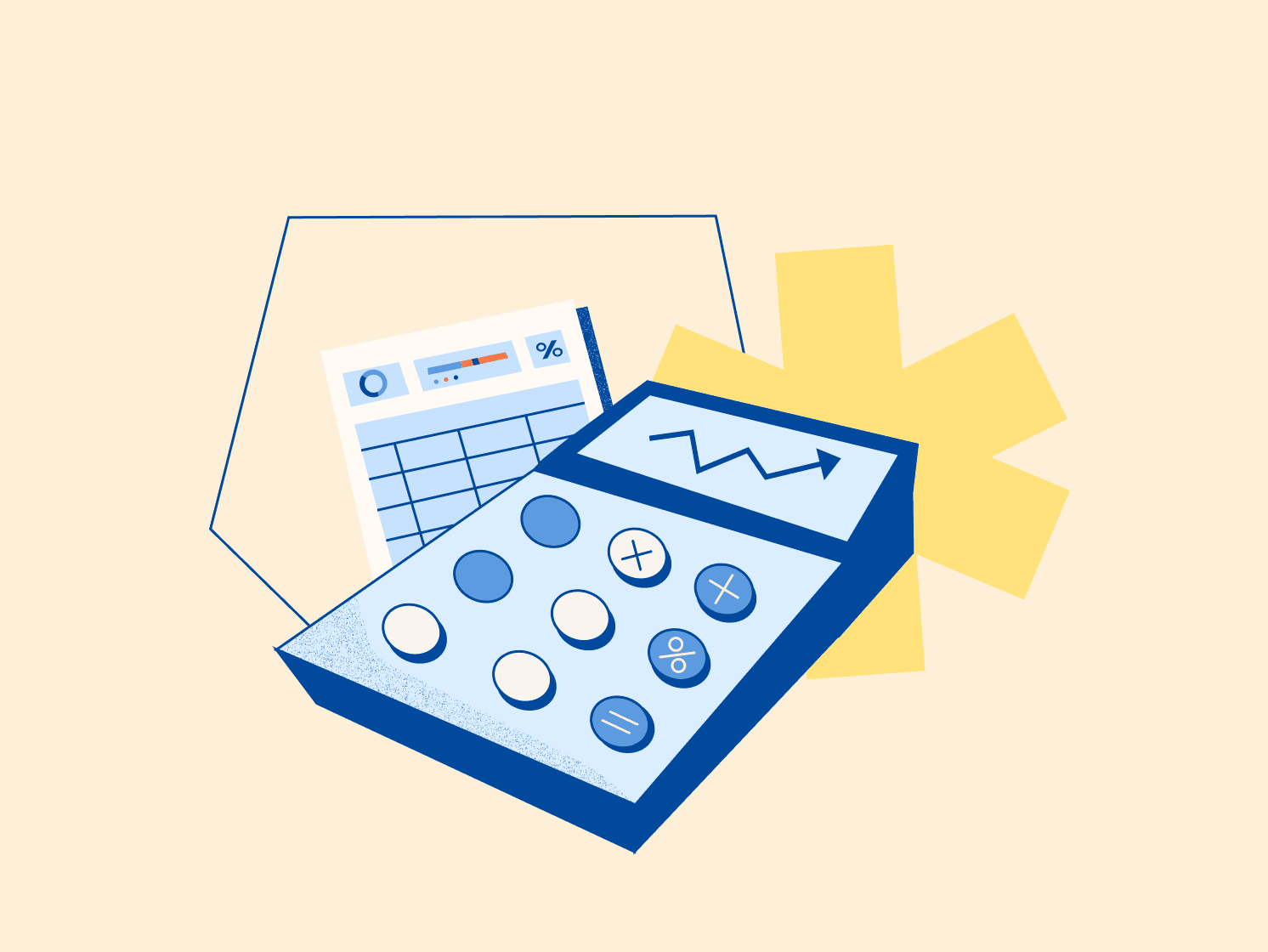 blog hero illustration calculator graph
