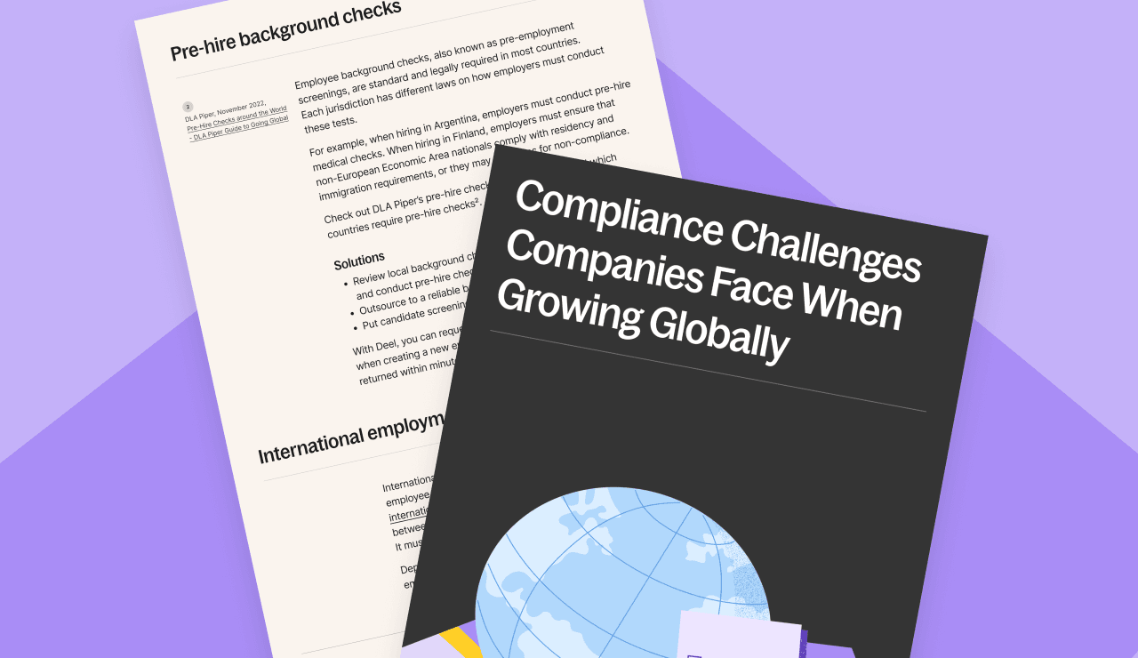 compliance challenges companies face illustration card