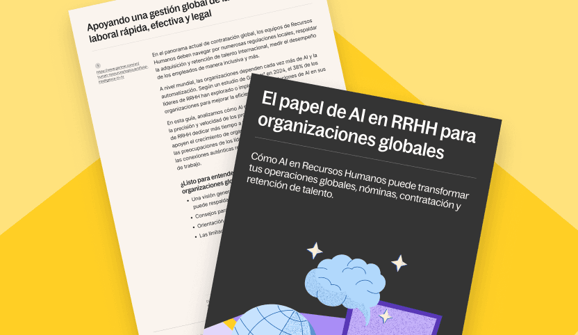 el papel de AI en RRHH para organizaciones globales 