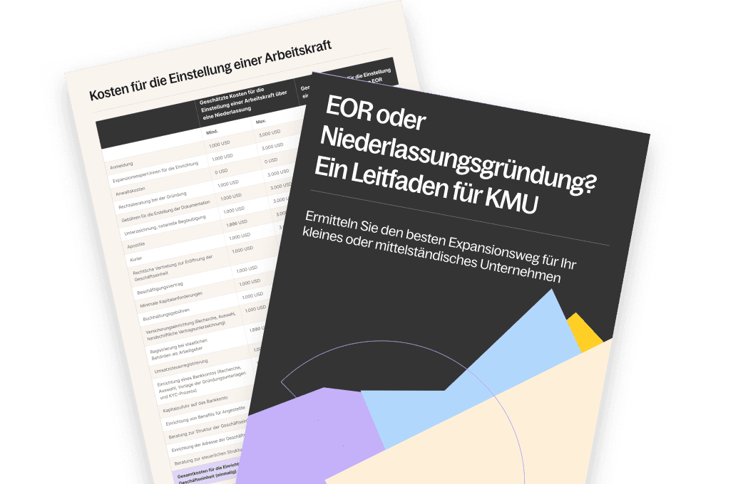 EOR oder Niederlassungsgründung? Ein Leitfaden für KMU