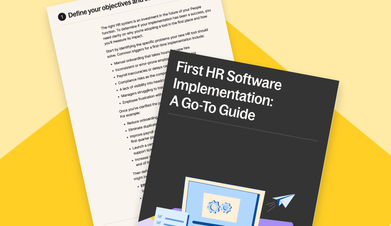 First HR Software Implementation: A Go-To Guide