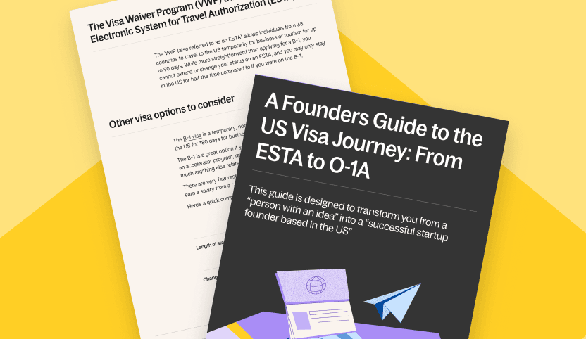 A Founders Guide to the US Visa Journey: From ESTA to O-1A