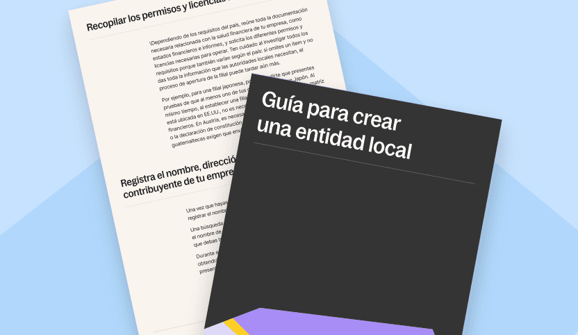 Guía para crear una entidad local