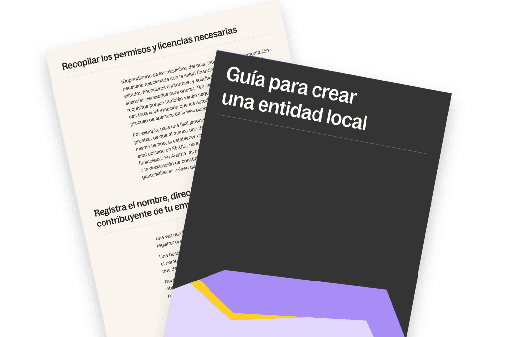 Guía para crear una entidad local