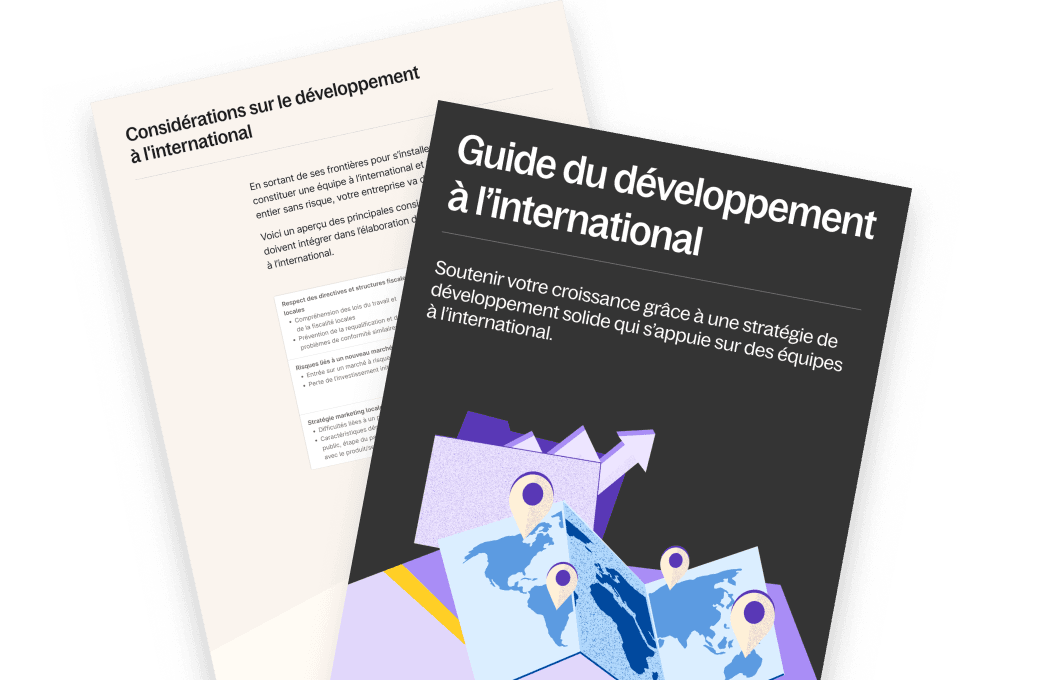 Guide du développement à l’international