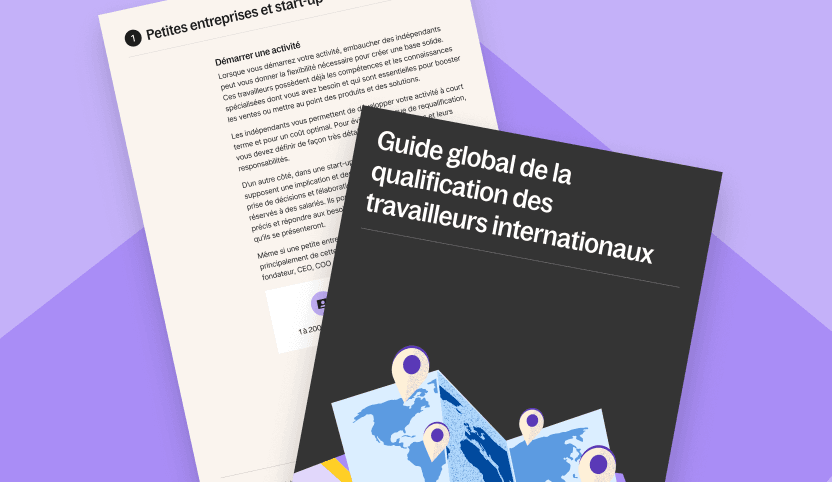 Guide global de la qualification des  travailleurs internationaux