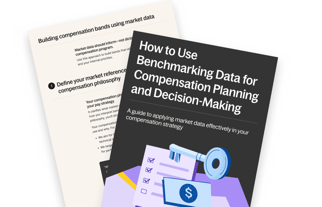 How to use benchmarking data in compensation guide–hero image